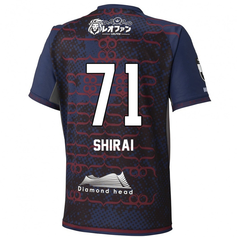 Danxen Kvinnor Haruto Shirai #71 Blå Röd Bortatröja Matchtröjor 2025/26 Tröjor T-Tröja