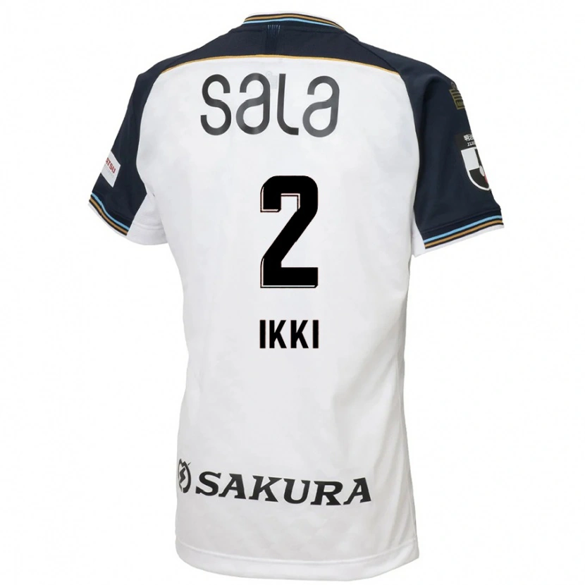 Danxen Kvinnor Ikki Kawasaki #2 Vit Svart Bortatröja Matchtröjor 2025/26 Tröjor T-Tröja