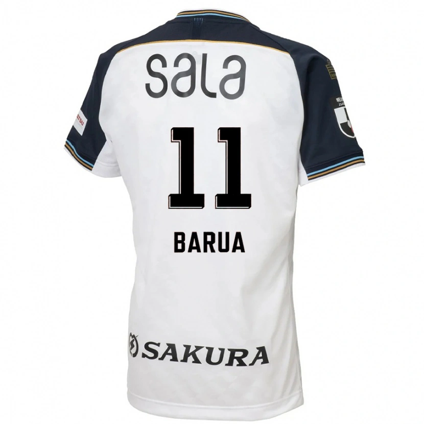 Danxen Kvinnor Roi Barua #11 Vit Svart Bortatröja Matchtröjor 2025/26 Tröjor T-Tröja