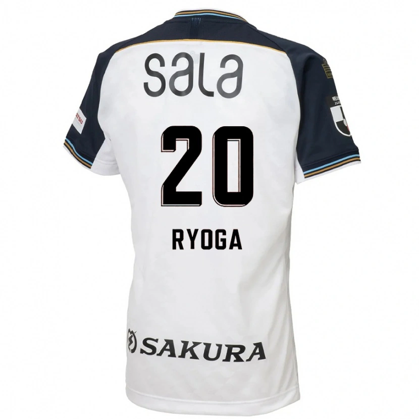 Danxen Kvinnor Ryoga Sato #20 Vit Svart Bortatröja Matchtröjor 2025/26 Tröjor T-Tröja