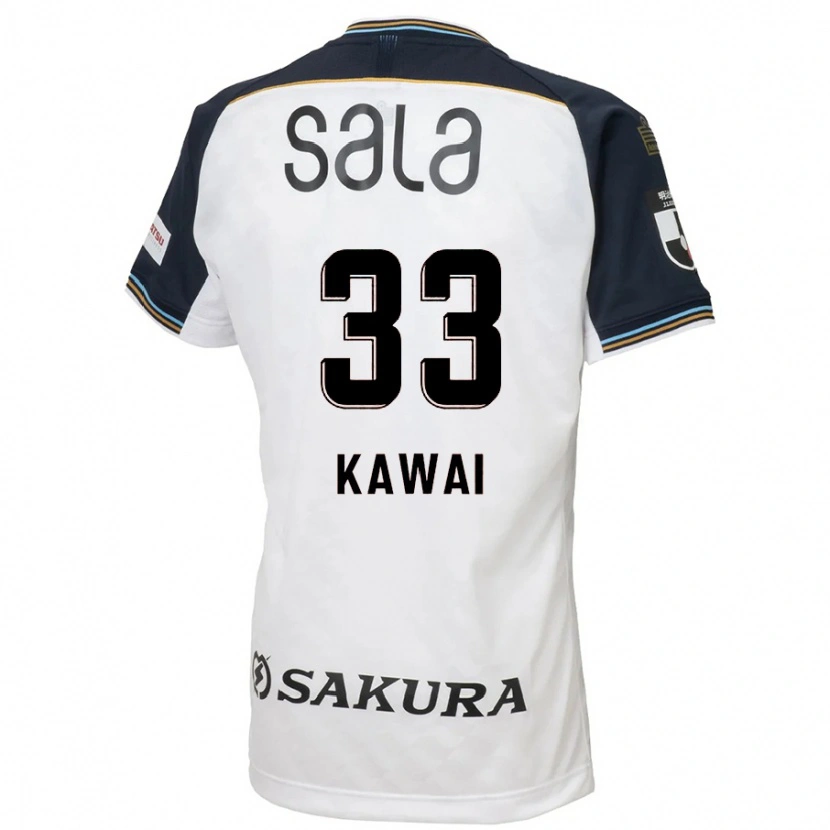 Danxen Kvinnor Tokumo Kawai #33 Vit Svart Bortatröja Matchtröjor 2025/26 Tröjor T-Tröja