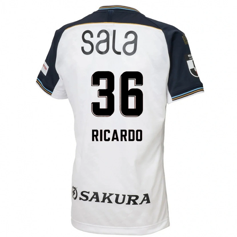 Danxen Kvinnor Ricardo Graça #36 Vit Svart Bortatröja Matchtröjor 2025/26 Tröjor T-Tröja