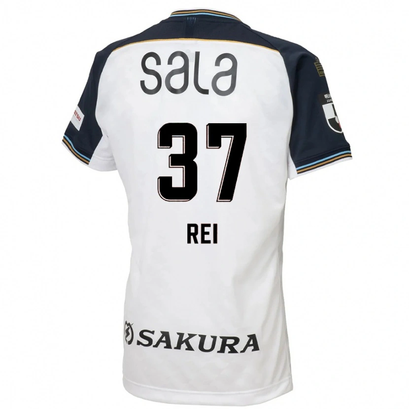Danxen Kvinnor Rei Hirakawa #37 Vit Svart Bortatröja Matchtröjor 2025/26 Tröjor T-Tröja