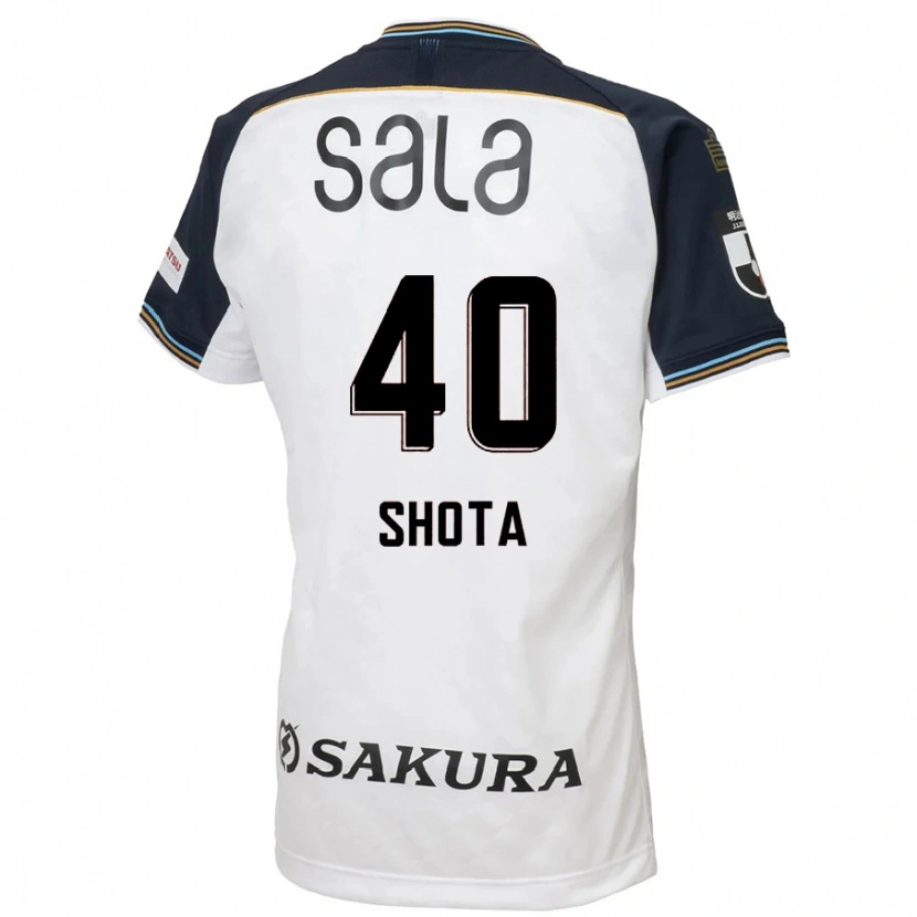 Danxen Kvinnor Shota Kaneko #40 Vit Svart Bortatröja Matchtröjor 2025/26 Tröjor T-Tröja