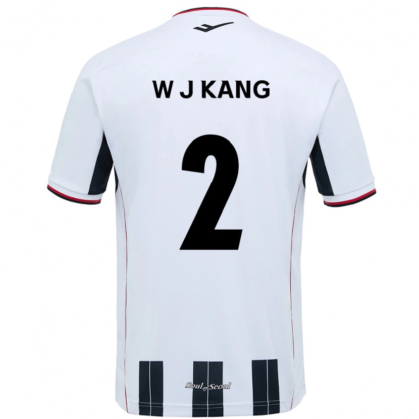 Danxen Kvinnor Jae-Won Kang #2 Vit Svart Bortatröja Matchtröjor 2025/26 Tröjor T-Tröja