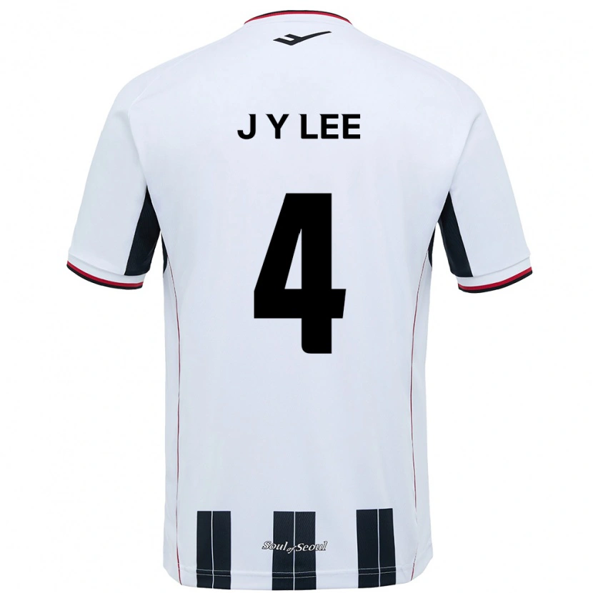 Danxen Kvinnor Young-Jun Lee #4 Svart Röd Bortatröja Matchtröjor 2025/26 Tröjor T-Tröja
