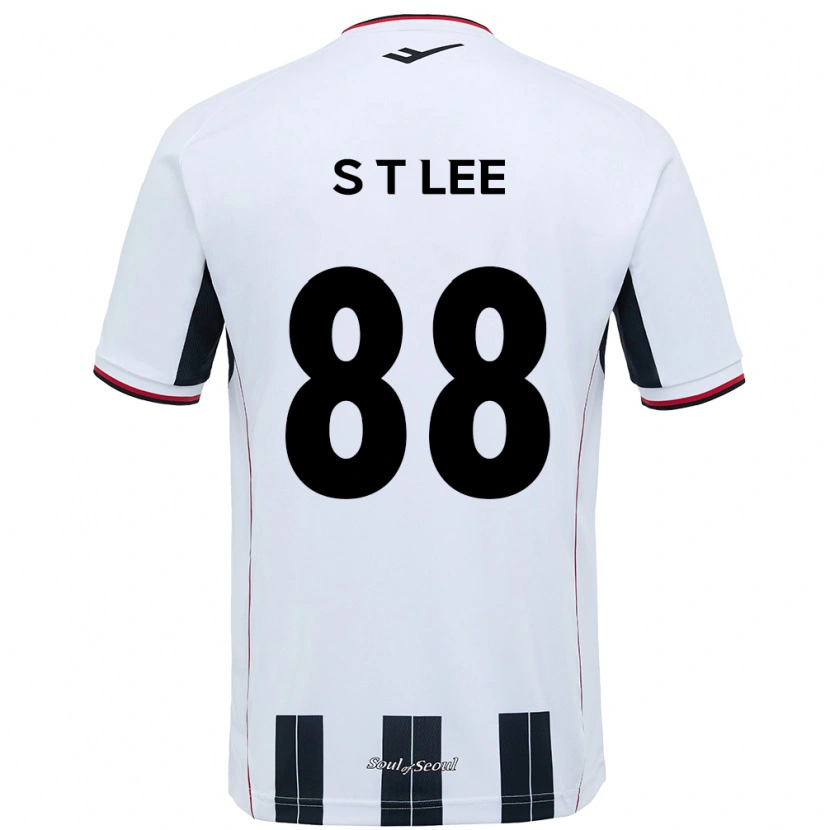Danxen Kvinnor Tae-Seok Lee #88 Vit Svart Bortatröja Matchtröjor 2025/26 Tröjor T-Tröja