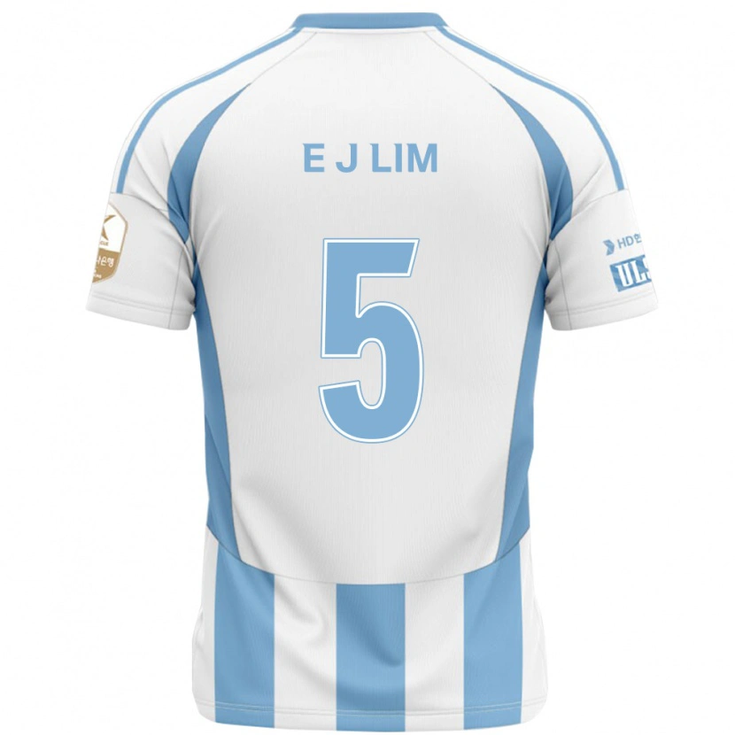 Danxen Kvinnor Jong-Eun Lim #5 Vit Himmelsblå Bortatröja Matchtröjor 2025/26 Tröjor T-Tröja