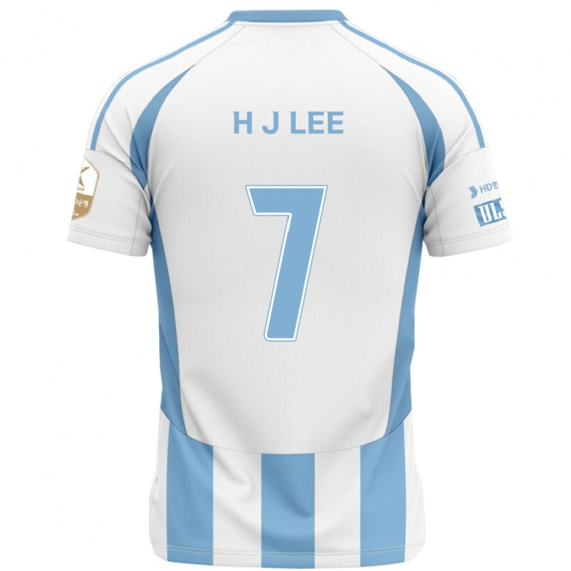 Danxen Kvinnor Jae-Hun Lee #7 Vit Himmelsblå Bortatröja Matchtröjor 2025/26 Tröjor T-Tröja