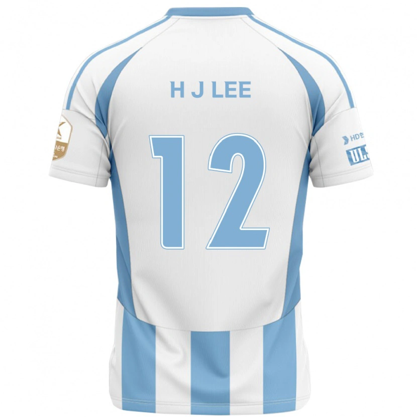 Danxen Kvinnor Jae-Hyung Lee #12 Vit Himmelsblå Bortatröja Matchtröjor 2025/26 Tröjor T-Tröja