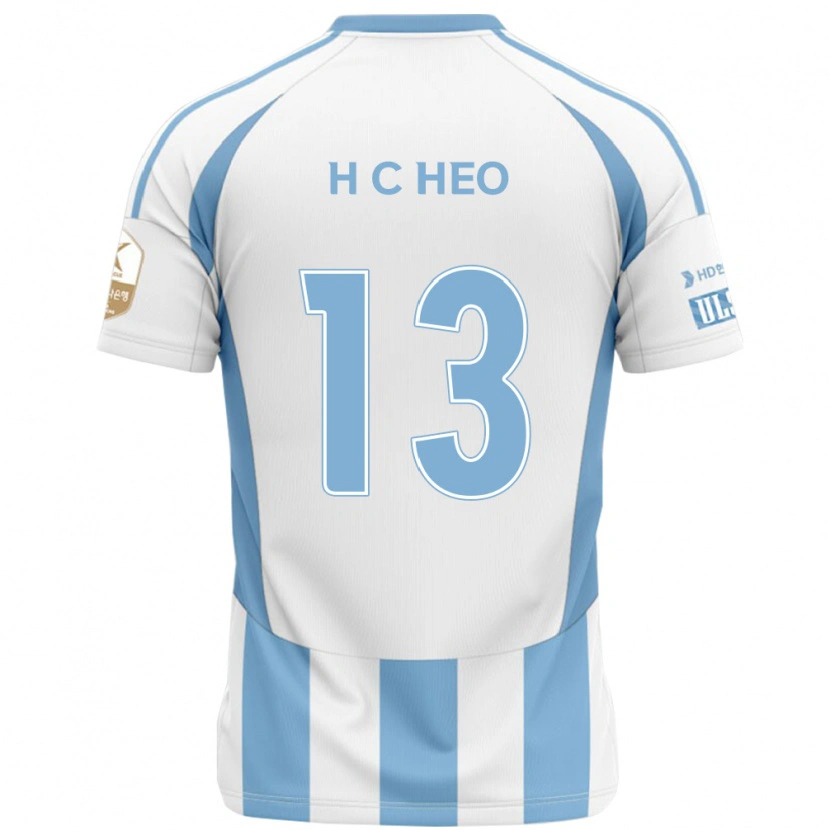 Danxen Kvinnor Chan-Hoe Heo #13 Vit Himmelsblå Bortatröja Matchtröjor 2025/26 Tröjor T-Tröja