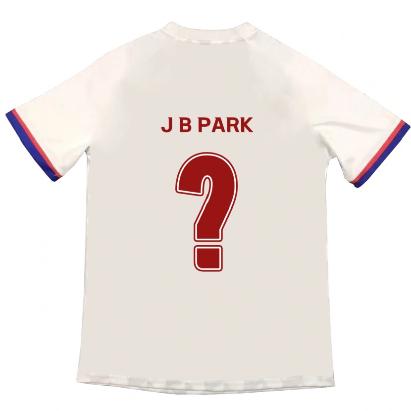 Danxen Kvinnor Bae-Jong Park #0 Off-White Röd Bortatröja Matchtröjor 2025/26 Tröjor T-Tröja