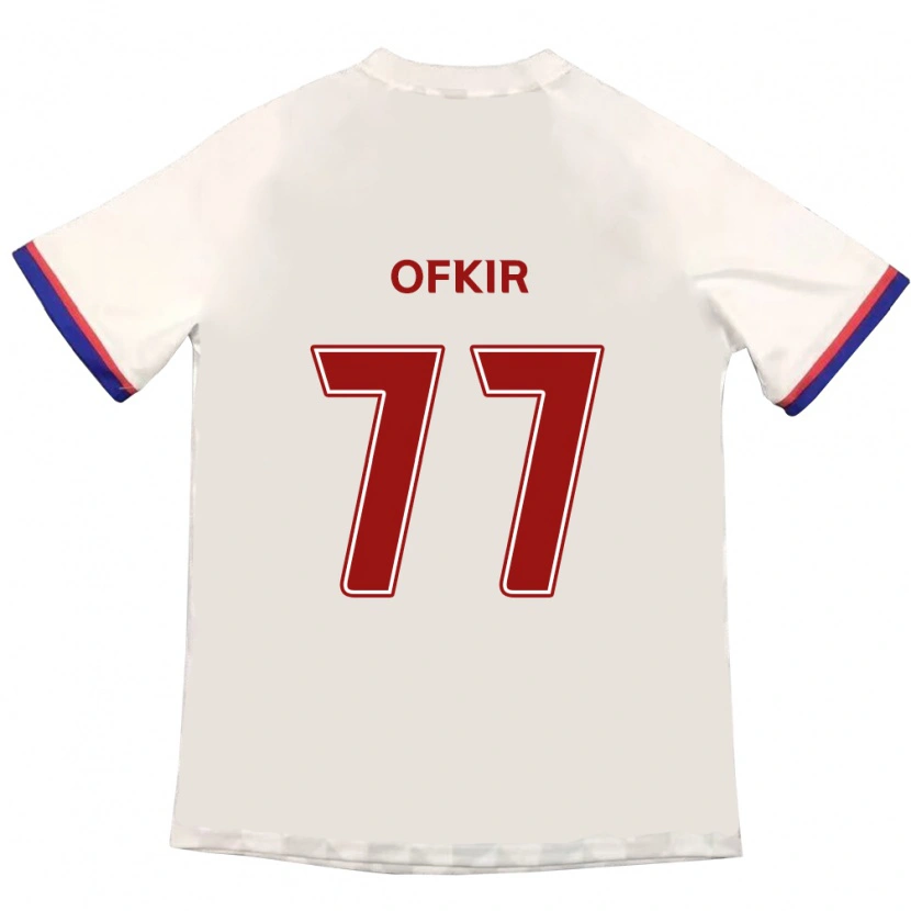 Danxen Kvinnor Mohamed Ofkir #77 Off-White Röd Bortatröja Matchtröjor 2025/26 Tröjor T-Tröja