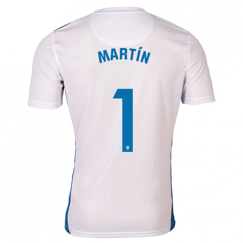 Danxen Kvinnor Dani Martín #1 Vit Blå Hemmatröja Matchtröjor 2025/26 Tröjor T-Tröja