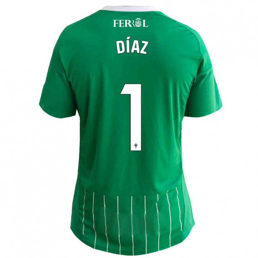Danxen Kvinnor Lucas Díaz #1 Grön Vit Hemmatröja Matchtröjor 2025/26 Tröjor T-Tröja