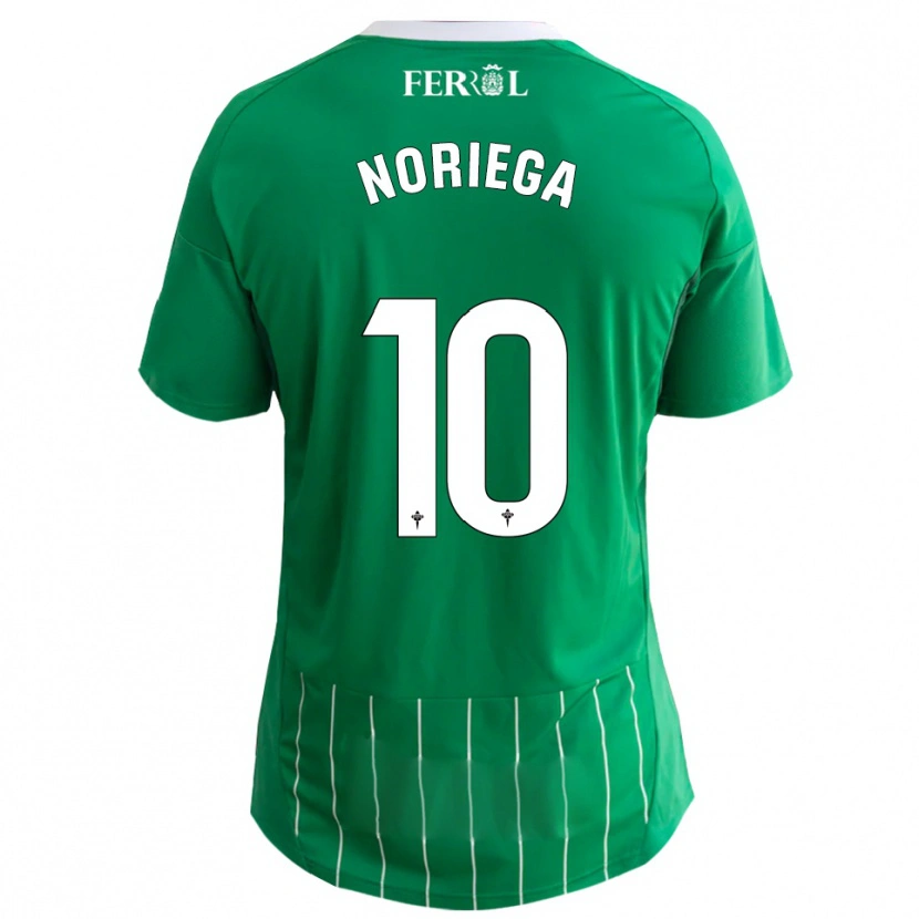 Danxen Kvinnor Jairo Noriega #10 Grön Vit Hemmatröja Matchtröjor 2025/26 Tröjor T-Tröja