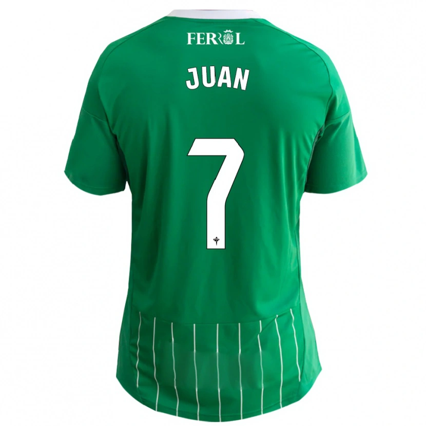 Danxen Kvinnor Álvaro Juan #7 Grön Vit Hemmatröja Matchtröjor 2025/26 Tröjor T-Tröja