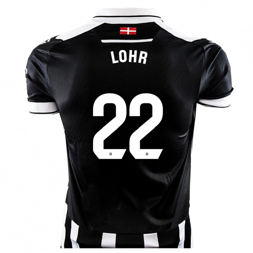 Danxen Kvinnor Luca Lohr #22 Svart Vit Hemmatröja Matchtröjor 2025/26 Tröjor T-Tröja