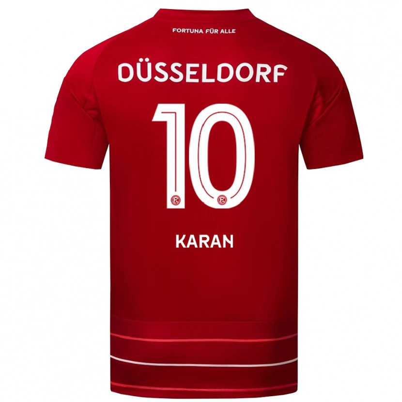 Danxen Kvinnor Marko Karan #10 Röd Vit Hemmatröja Matchtröjor 2025/26 Tröjor T-Tröja