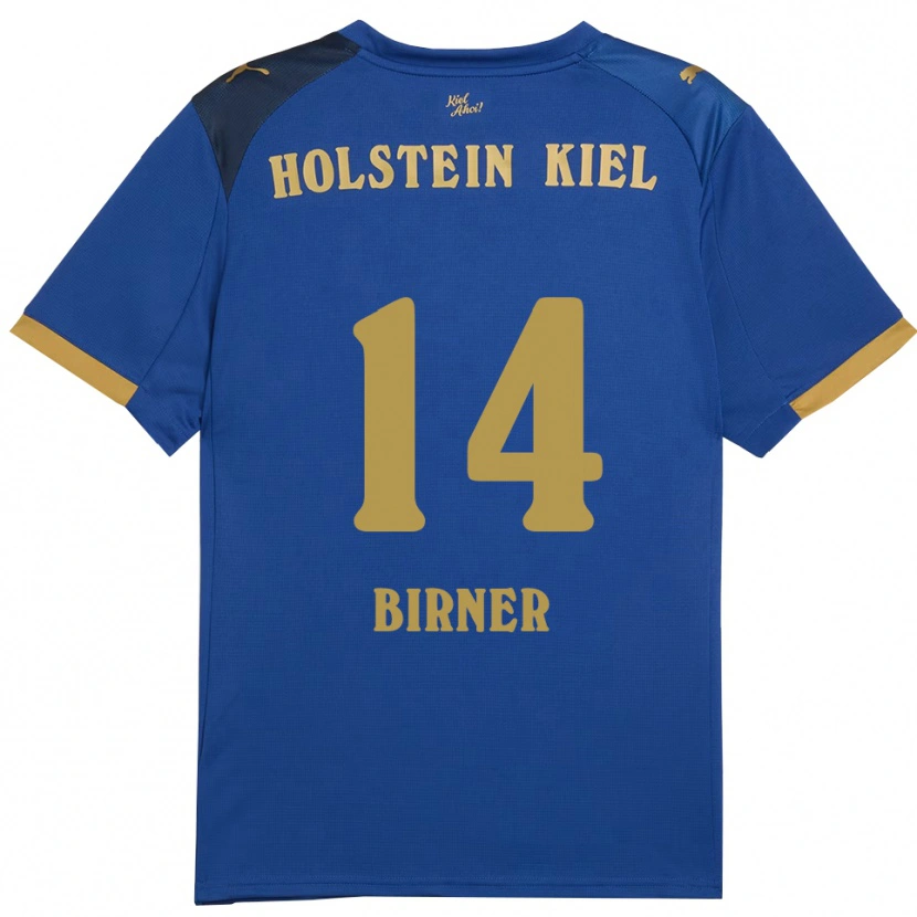Danxen Kvinnor Benny Birner #14 Blå Guld Hemmatröja Matchtröjor 2025/26 Tröjor T-Tröja