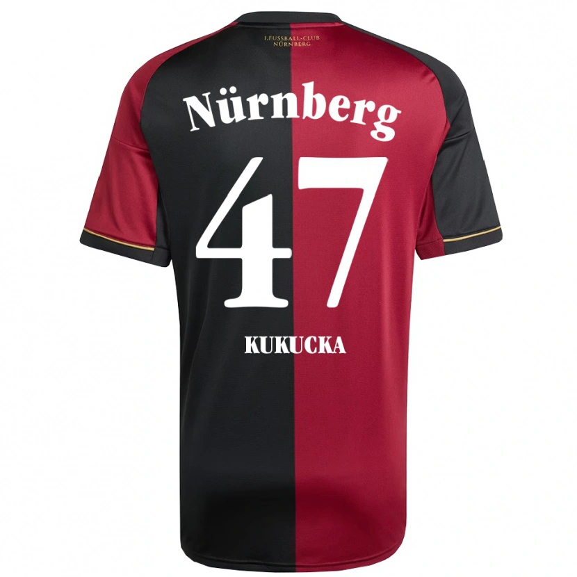 Danxen Kvinnor Michal Kukucka #47 Vinröd Svart Hemmatröja Matchtröjor 2025/26 Tröjor T-Tröja