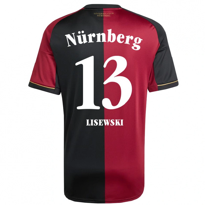 Danxen Kvinnor Robin Lisewski #13 Vinröd Svart Hemmatröja Matchtröjor 2025/26 Tröjor T-Tröja