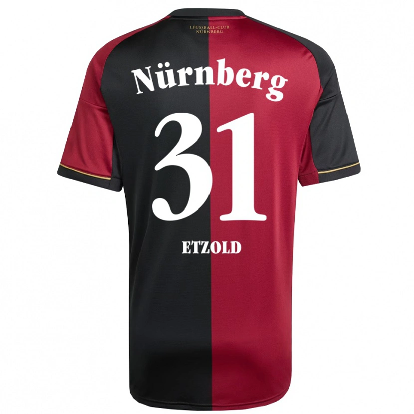 Danxen Kvinnor Hannah Etzold #31 Vinröd Svart Hemmatröja Matchtröjor 2025/26 Tröjor T-Tröja