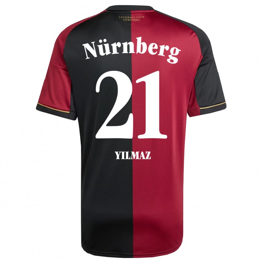 Danxen Kvinnor Berkay Yilmaz #21 Vinröd Svart Hemmatröja Matchtröjor 2025/26 Tröjor T-Tröja