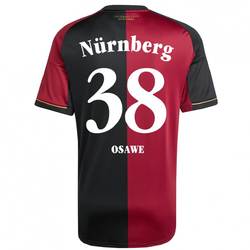 Danxen Kvinnor Winners Osawe #38 Vinröd Svart Hemmatröja Matchtröjor 2025/26 Tröjor T-Tröja