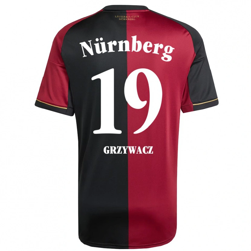 Danxen Kvinnor Eryk Grzywacz #19 Vinröd Svart Hemmatröja Matchtröjor 2025/26 Tröjor T-Tröja