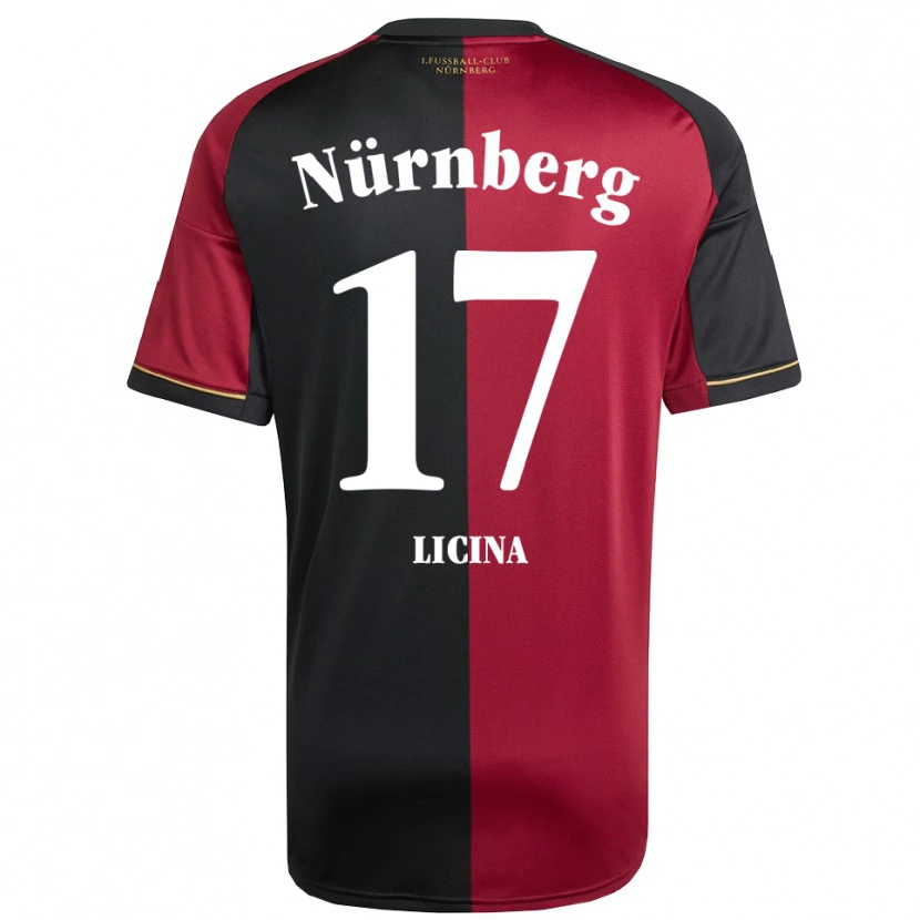 Danxen Kvinnor Selma Licina #17 Vinröd Svart Hemmatröja Matchtröjor 2025/26 Tröjor T-Tröja