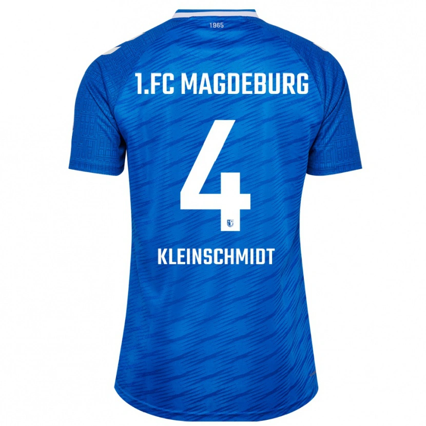 Danxen Kvinnor Max Kleinschmidt #4 Blå Vit Hemmatröja Matchtröjor 2025/26 Tröjor T-Tröja