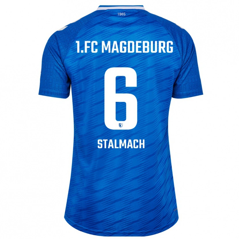Danxen Kvinnor Dariusz Stalmach #6 Blå Vit Hemmatröja Matchtröjor 2025/26 Tröjor T-Tröja