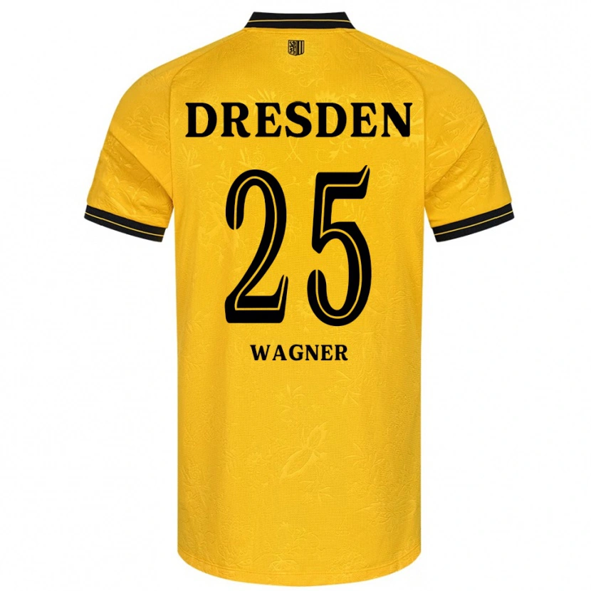 Danxen Kvinnor Noah Wagner #25 Gul Svart Hemmatröja Matchtröjor 2025/26 Tröjor T-Tröja