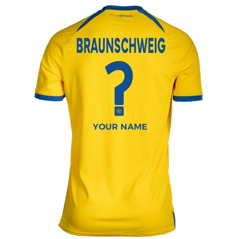 Danxen Kvinnor Ditt Namn #0 Gul Blå Hemmatröja Matchtröjor 2025/26 Tröjor T-Tröja