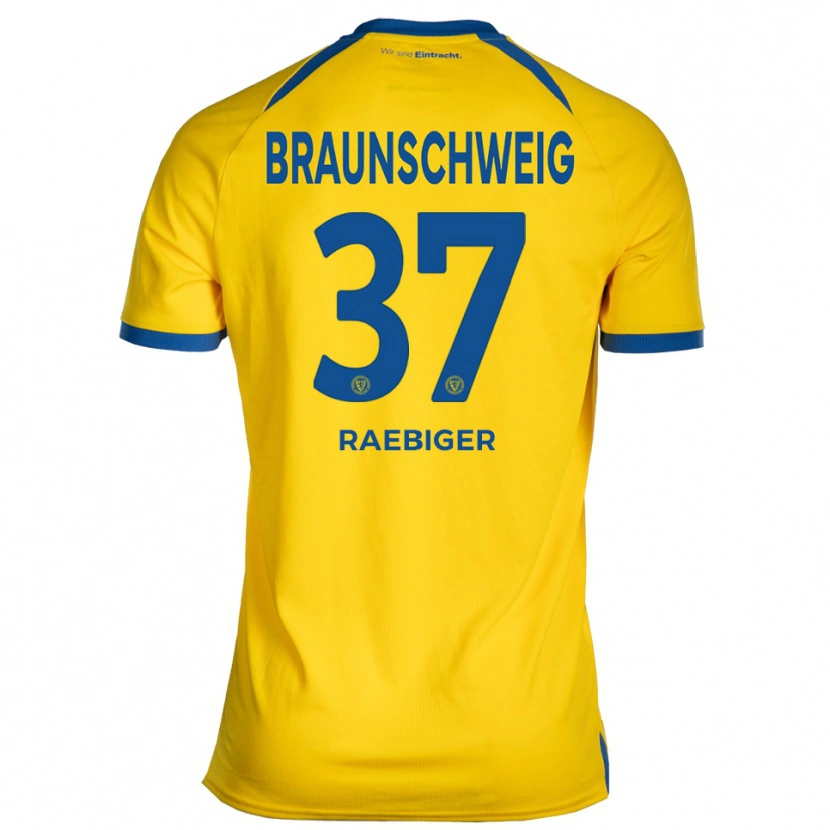 Danxen Kvinnor Sidney Raebiger #37 Gul Blå Hemmatröja Matchtröjor 2025/26 Tröjor T-Tröja
