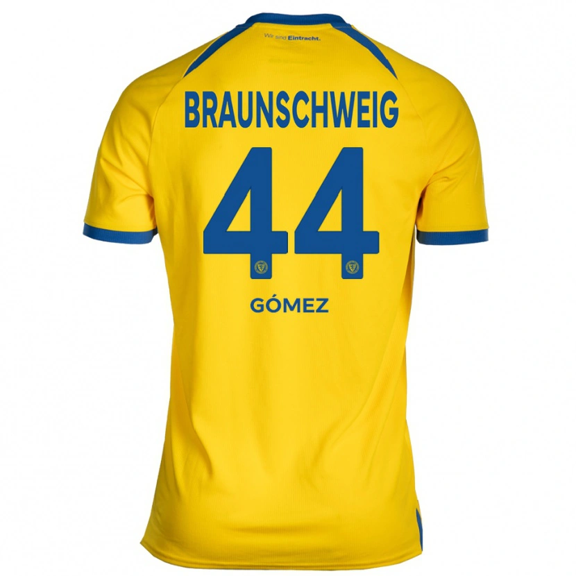 Danxen Kvinnor Johan Gómez #44 Gul Blå Hemmatröja Matchtröjor 2025/26 Tröjor T-Tröja