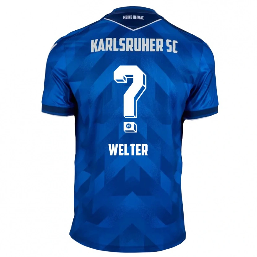 Danxen Kvinnor Scott Welter #0 Blå Vit Hemmatröja Matchtröjor 2025/26 Tröjor T-Tröja