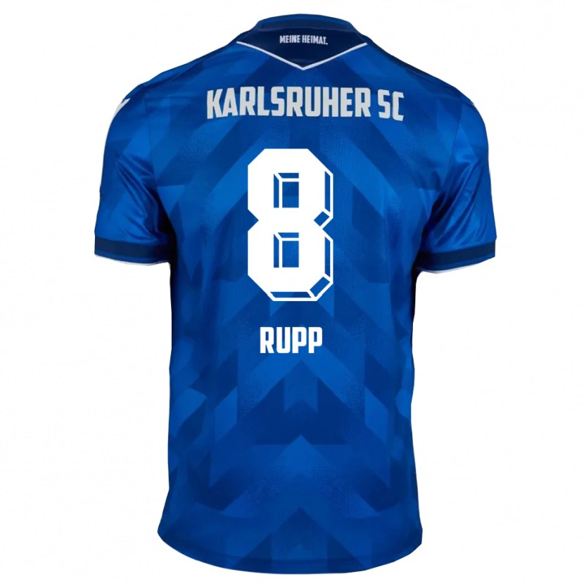 Danxen Kvinnor Noah Rupp #8 Blå Vit Hemmatröja Matchtröjor 2025/26 Tröjor T-Tröja