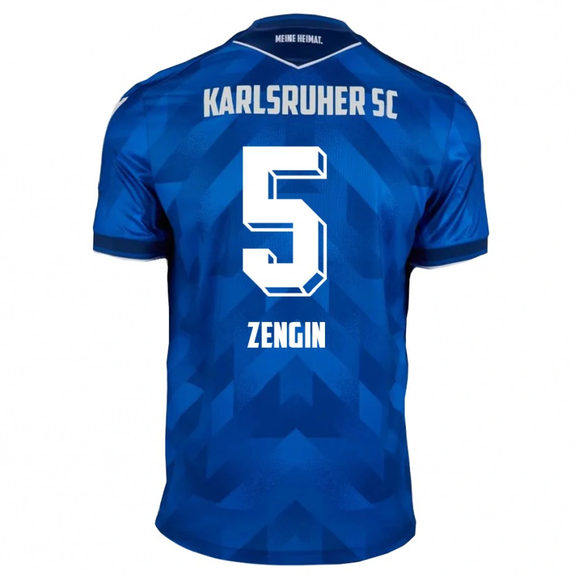 Danxen Kvinnor Enes Zengin #5 Blå Vit Hemmatröja Matchtröjor 2025/26 Tröjor T-Tröja