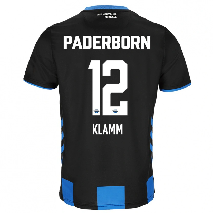 Danxen Kvinnor Felix Klamm #12 Svart Blå Hemmatröja Matchtröjor 2025/26 Tröjor T-Tröja