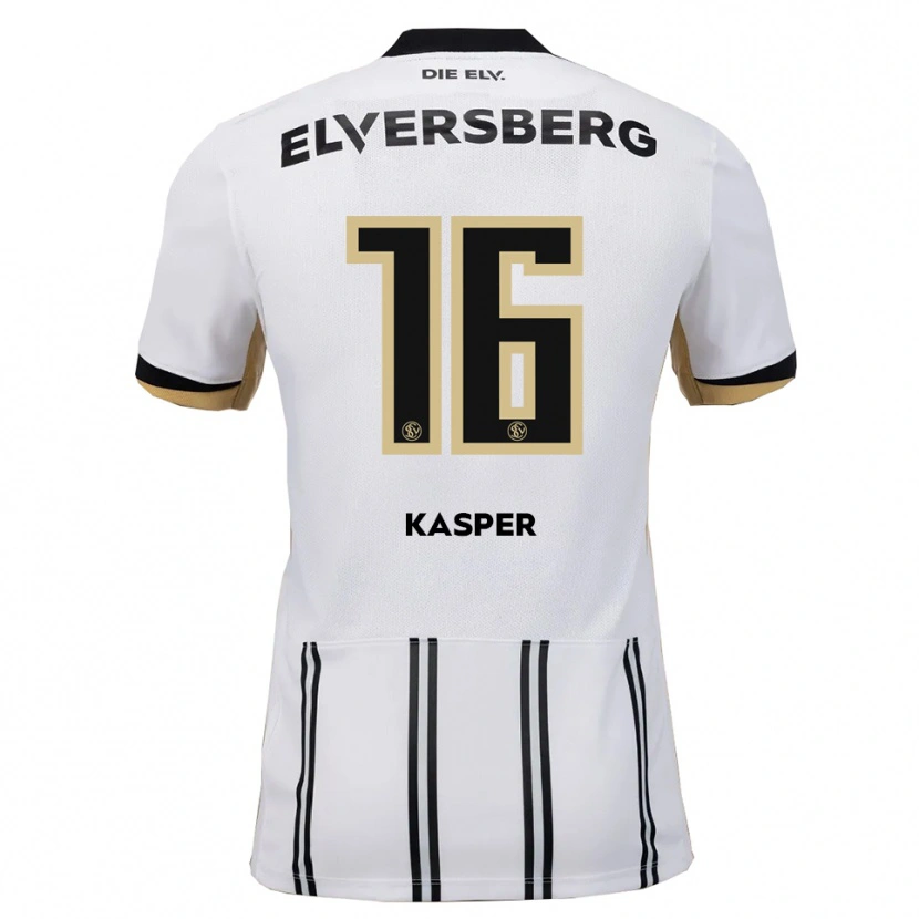 Danxen Kvinnor Mathis Kasper #16 Vit Svart Hemmatröja Matchtröjor 2025/26 Tröjor T-Tröja