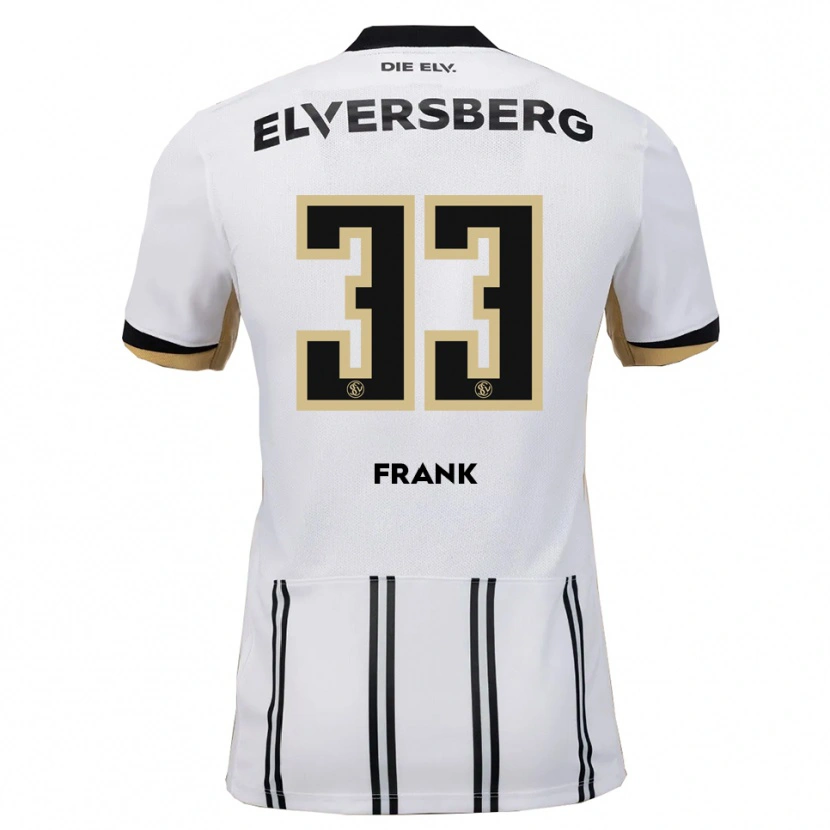 Danxen Kvinnor Ronja Frank #33 Vit Svart Hemmatröja Matchtröjor 2025/26 Tröjor T-Tröja