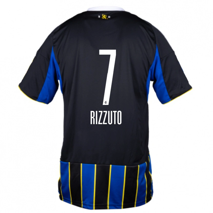 Danxen Kvinnor Calogero Rizzuto #7 Blå Svart Gul Hemmatröja Matchtröjor 2025/26 Tröjor T-Tröja