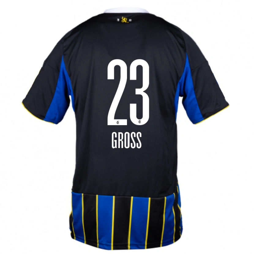 Danxen Kvinnor Elea Gross #23 Blå Svart Gul Hemmatröja Matchtröjor 2025/26 Tröjor T-Tröja