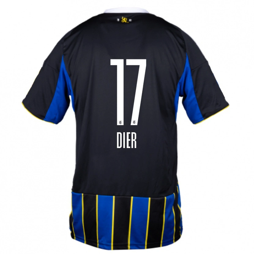 Danxen Kvinnor Lucas Dier #17 Blå Svart Gul Hemmatröja Matchtröjor 2025/26 Tröjor T-Tröja