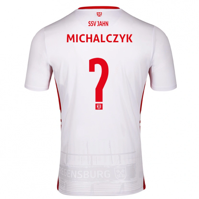 Danxen Kvinnor Fabian Michalczyk #0 Vit Röd Hemmatröja Matchtröjor 2025/26 Tröjor T-Tröja