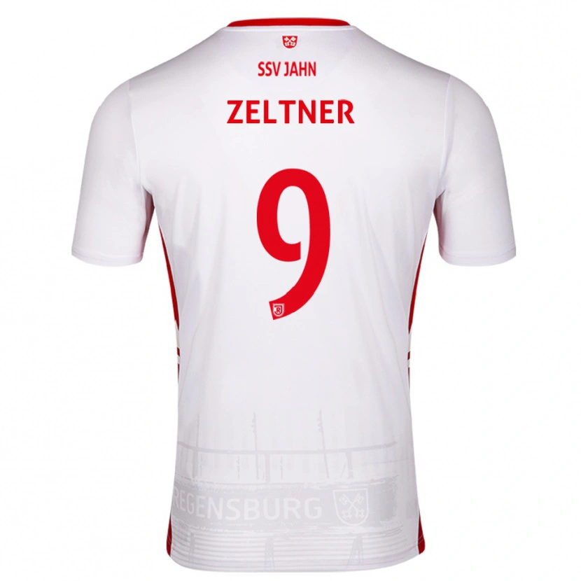 Danxen Kvinnor Milan Zeltner #9 Vit Röd Hemmatröja Matchtröjor 2025/26 Tröjor T-Tröja