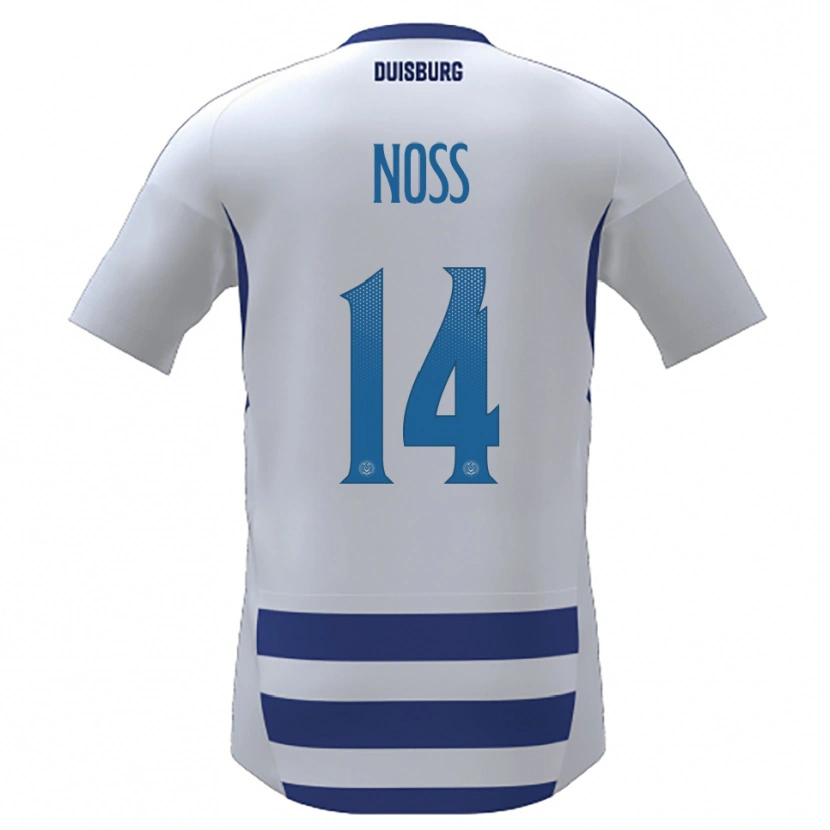Danxen Kvinnor Conor Noß #14 Vit Blå Hemmatröja Matchtröjor 2025/26 Tröjor T-Tröja
