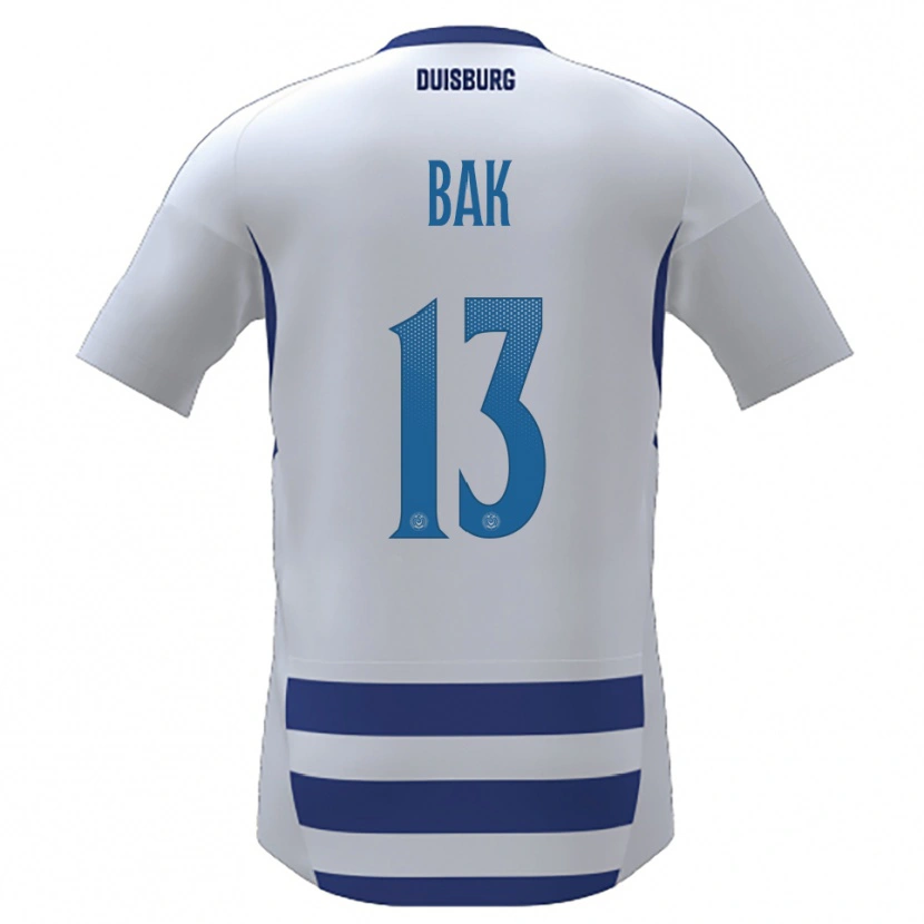 Danxen Kvinnor Jolina Bak #13 Vit Blå Hemmatröja Matchtröjor 2025/26 Tröjor T-Tröja